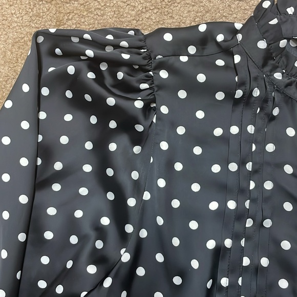 Zara women ruffle polka dot blouse. Small. NWT! - Picture 6 of 8